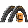 Continental Gatorskin 700x32c Road Tyres (Plus 2 Tubes) -Bikes Sales Shop Continental 2 Gatorskin 32c Tyres with 2 Tubes Road Race Tyres NotSet