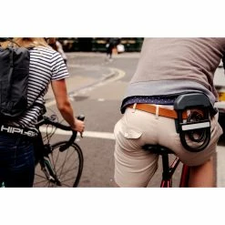 Hiplok DXC Wearable Bicycle Lock With Cable -Bikes Sales Shop DXC1GY Clipped Belt Rear Mid