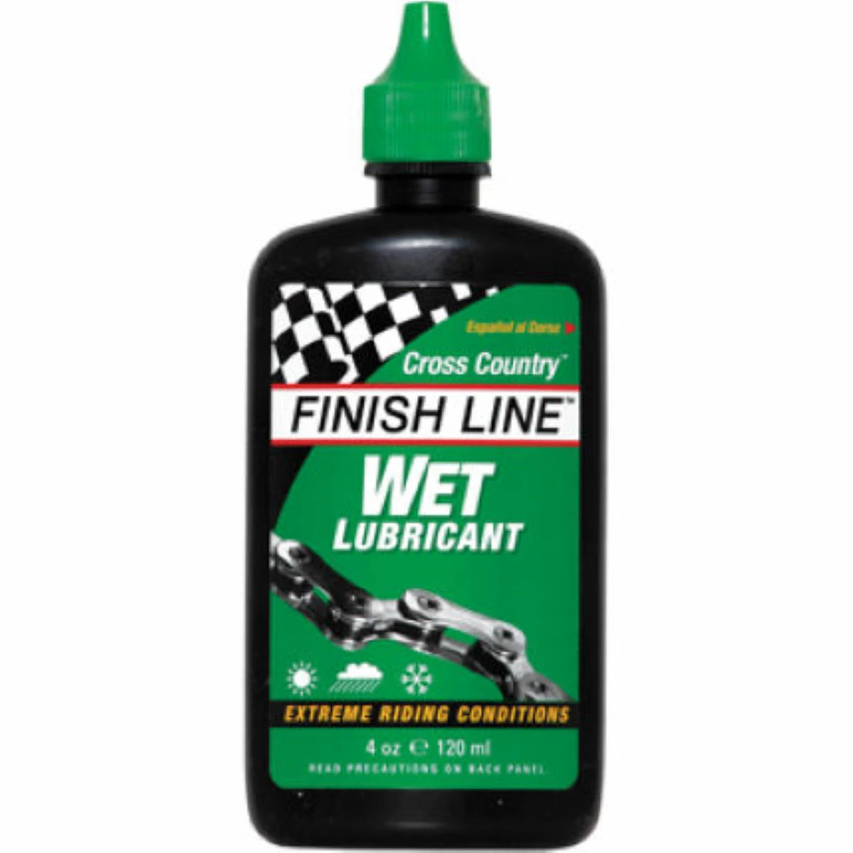 Finish Line Cross Country Wet Lubricant 120ml Bottle 3 Finish Line Cross Country Wet Lubricant 120ml Bottle
