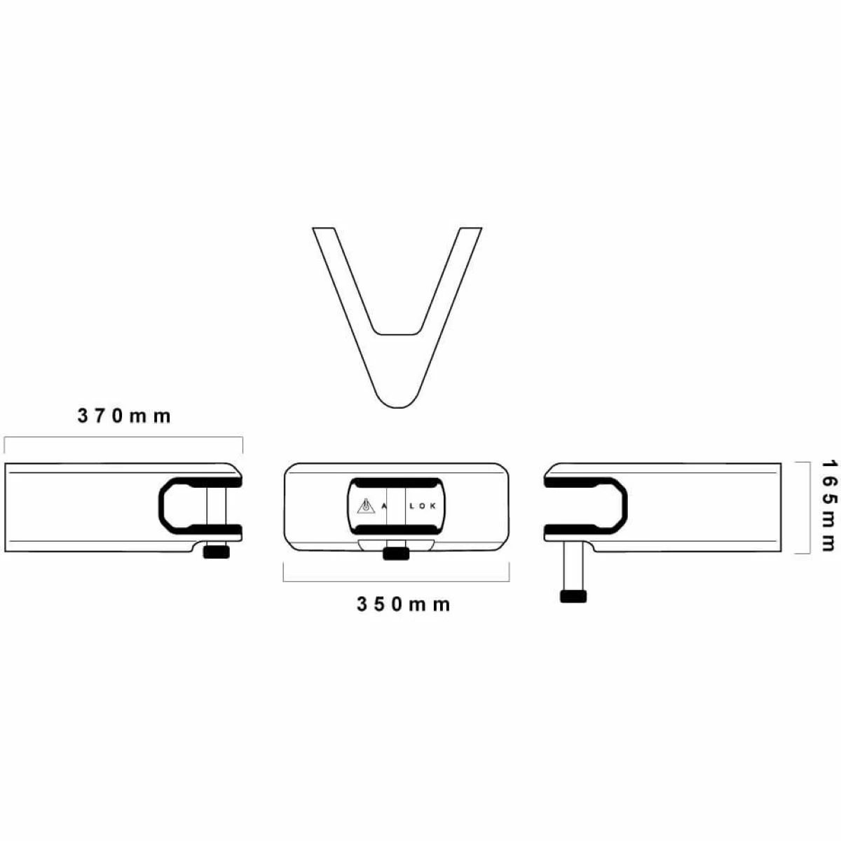 Hiplok AIRLOK Wall Mounted Lock And Hanger 14 Hiplok AIRLOK Wall Mounted Lock And Hanger - Image 12
