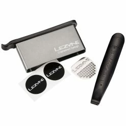 Lezyne Lever Patch Kit 9 Lezyne Lever Patch Kit -Bikes Sales Shop Lezyne Lever Patch Kit Puncture Repair Silver L 1 PK LEVER V16P