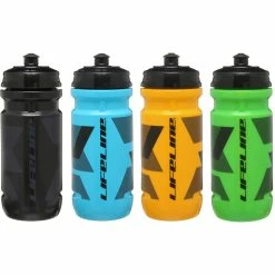 LifeLine Water Bottle 600ml -Bikes Sales Shop LifeLine Water Bottle 600ml Water Bottles Black White 01410159 5