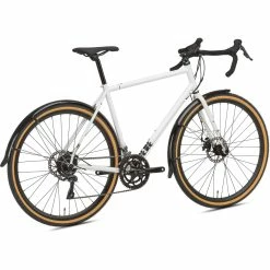 Octane One Kode ADV Commuter Road Bike (2022) -Bikes Sales Shop Octane One Kode ADV Commuter Road Bike 2022 Adventure Bikes White Black 2021 O1B 032 UK 1