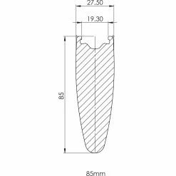 Prime BlackEdition 85 Carbon Front Wheel -Bikes Sales Shop Prime BlackEdition 85 Carbon Front Wheel Front Wheels Black NotSet PBE85PBCCBF 5
