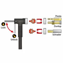 Topeak Mountain Morph Pump -Bikes Sales Shop Topeak Mountain Morph Pump Manual Pumps Silver TMP2 3