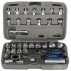 LifeLine 34 Piece Go-Through Socket Set 1 LifeLine 34 Piece Go-Through Socket Set -Bikes Sales Shop X Tools 34 Piece Go Through Socket Set Internal Silver 2016 XTLSSCKTST20PCE