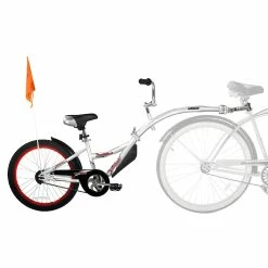WeeRide Co Pilot Tagalong Trailer Bike -Bikes Sales Shop prod186081 Silver NE 01