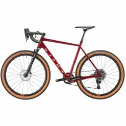 Vitus Substance Carbon HT RIVAL 1X Gravel Bike -Bikes Sales Shop prod212623 Black20Cherry NE 04