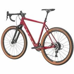 Vitus Substance Carbon HT RIVAL 1X Gravel Bike -Bikes Sales Shop prod212623 Black20Cherry NE 06