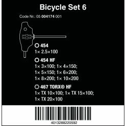 Wera Tools Bicycle Set 6 T-Handle Toolset -Bikes Sales Shop wera tool Bicycle Set 6 T Handle Hex torx Key Set 10pcs 08